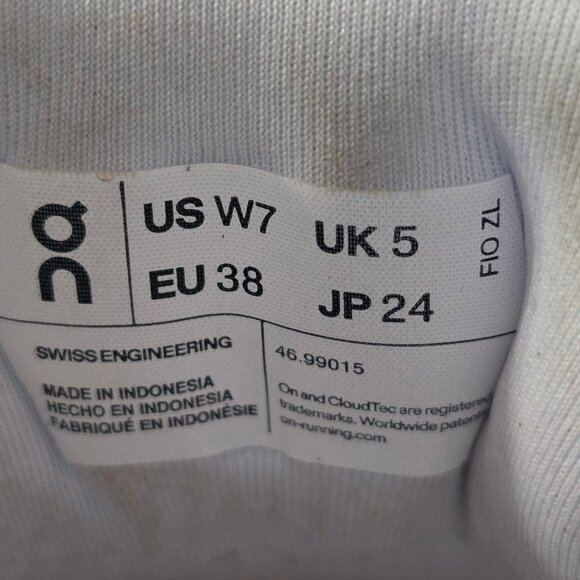 On Cloud Cloudrunner Womens Sz 7 Sneakers Running Show OC - Picture 4 of 8